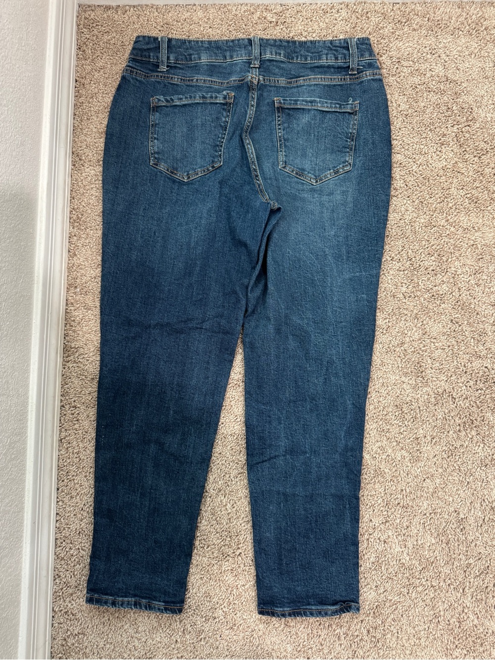 Time and Tru Dark Wash Skinny Jeans - Picture 3 of 3